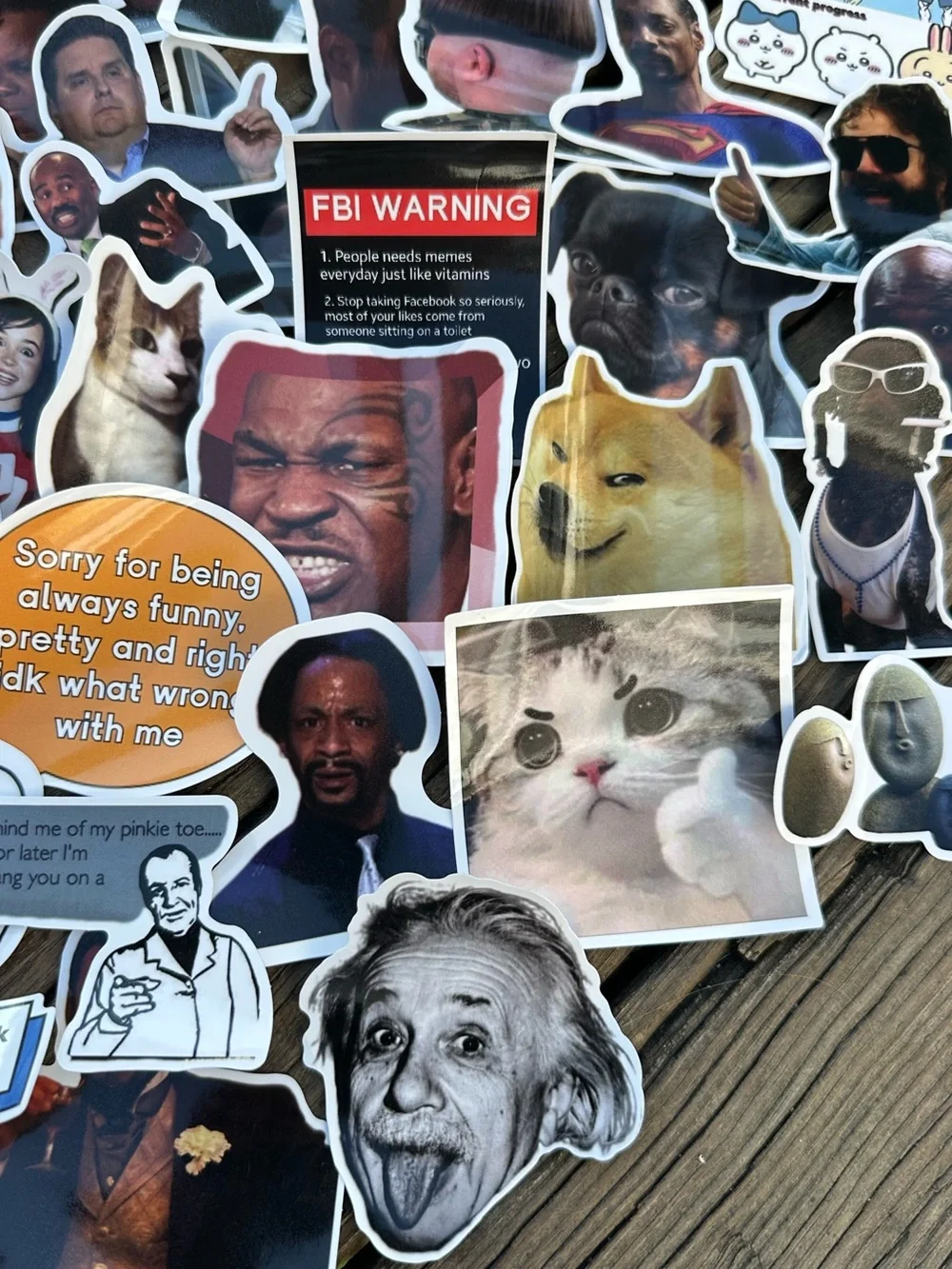 BUY NOW 50 Pc Random Mix Funny/Snarky Meme Waterproof Stickers